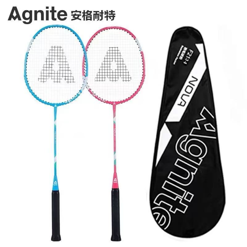 抖-备-得力-F2134-进口技术健身训练级羽毛球拍（款式不选）