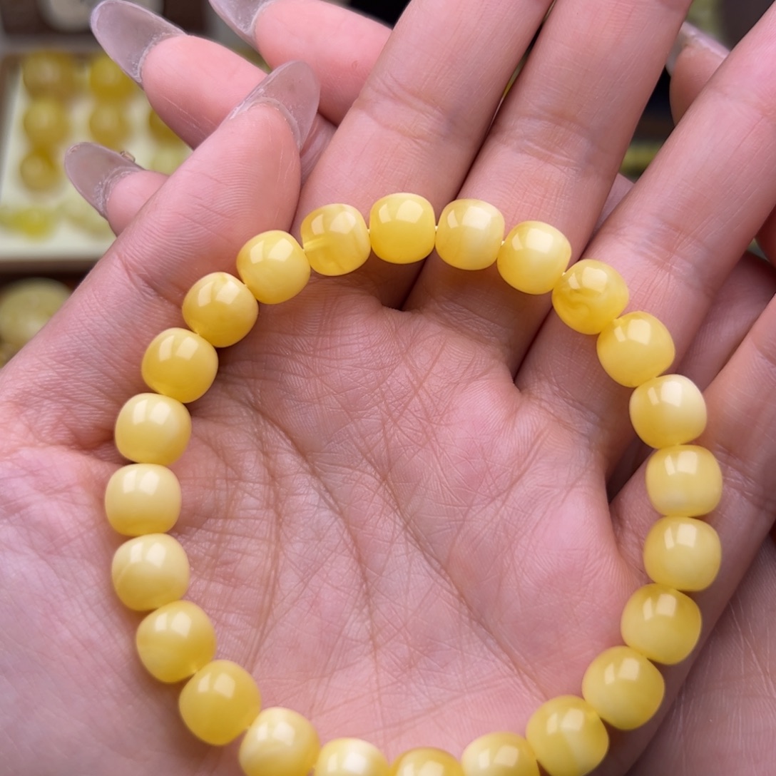 琥珀未镶嵌裸石芝士奶酪