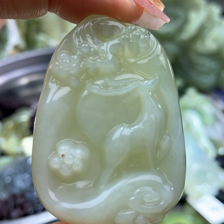 岫玉岫玉吊坠未镶嵌