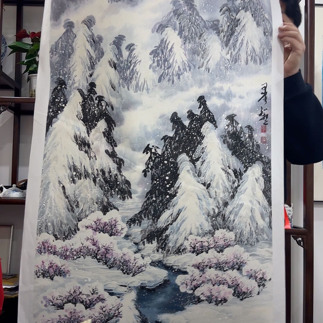 国画艺术家的作品
