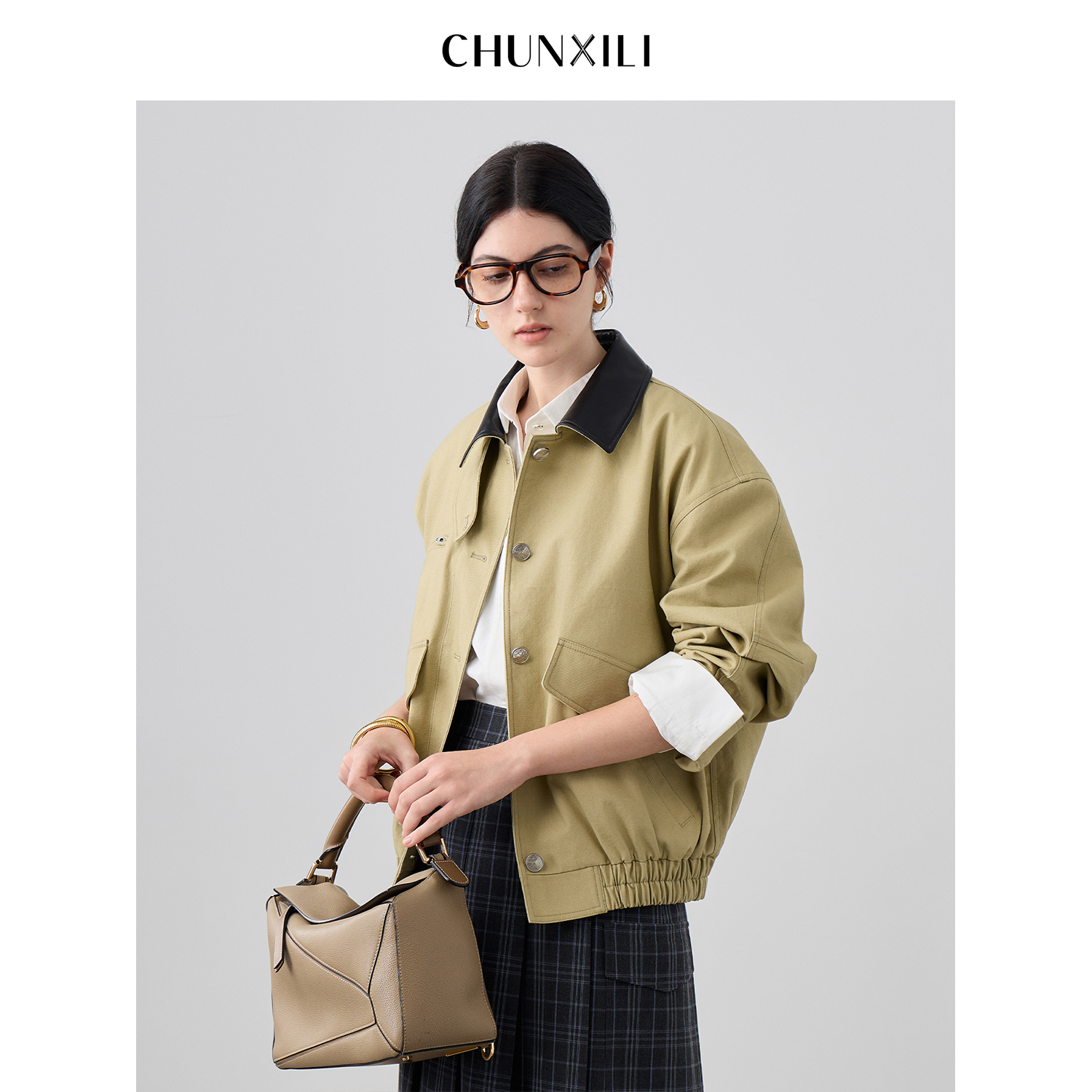 CHUNXILI/春熙里 秋季夹克衫 舒适休闲女士外套D07W53022