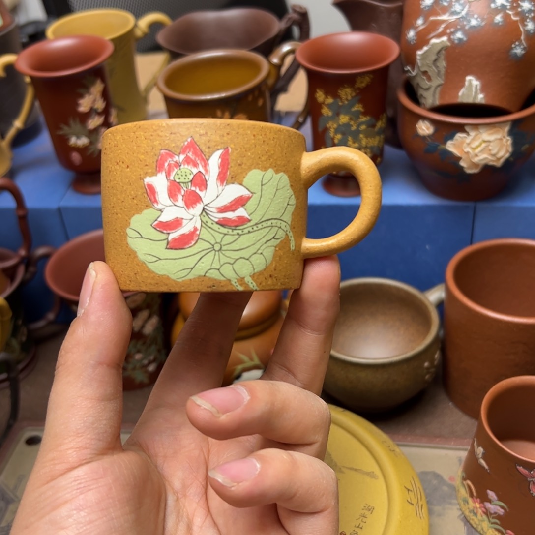 紫砂茶杯紫砂主人杯100cc