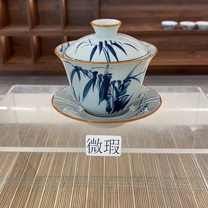 釉下老陶泥手工绘制