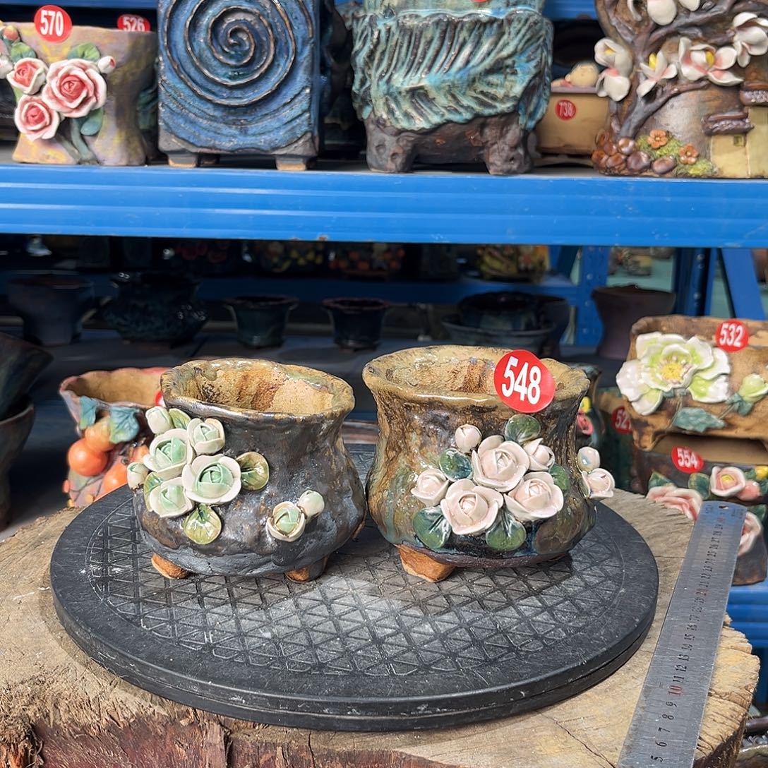 福利548 号陶然花器手工花盆