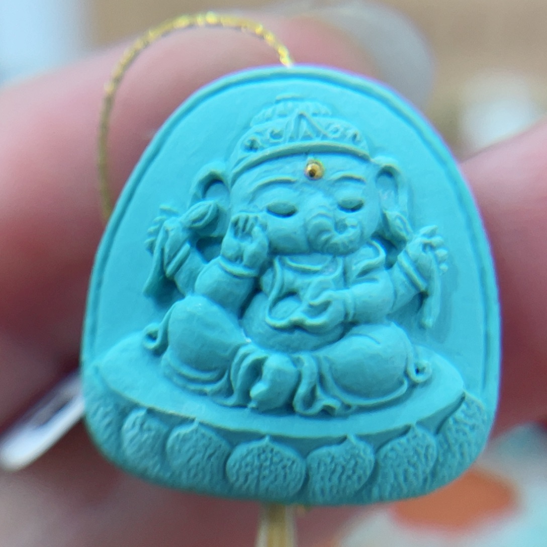 未镶嵌绿松石珠宝奇石