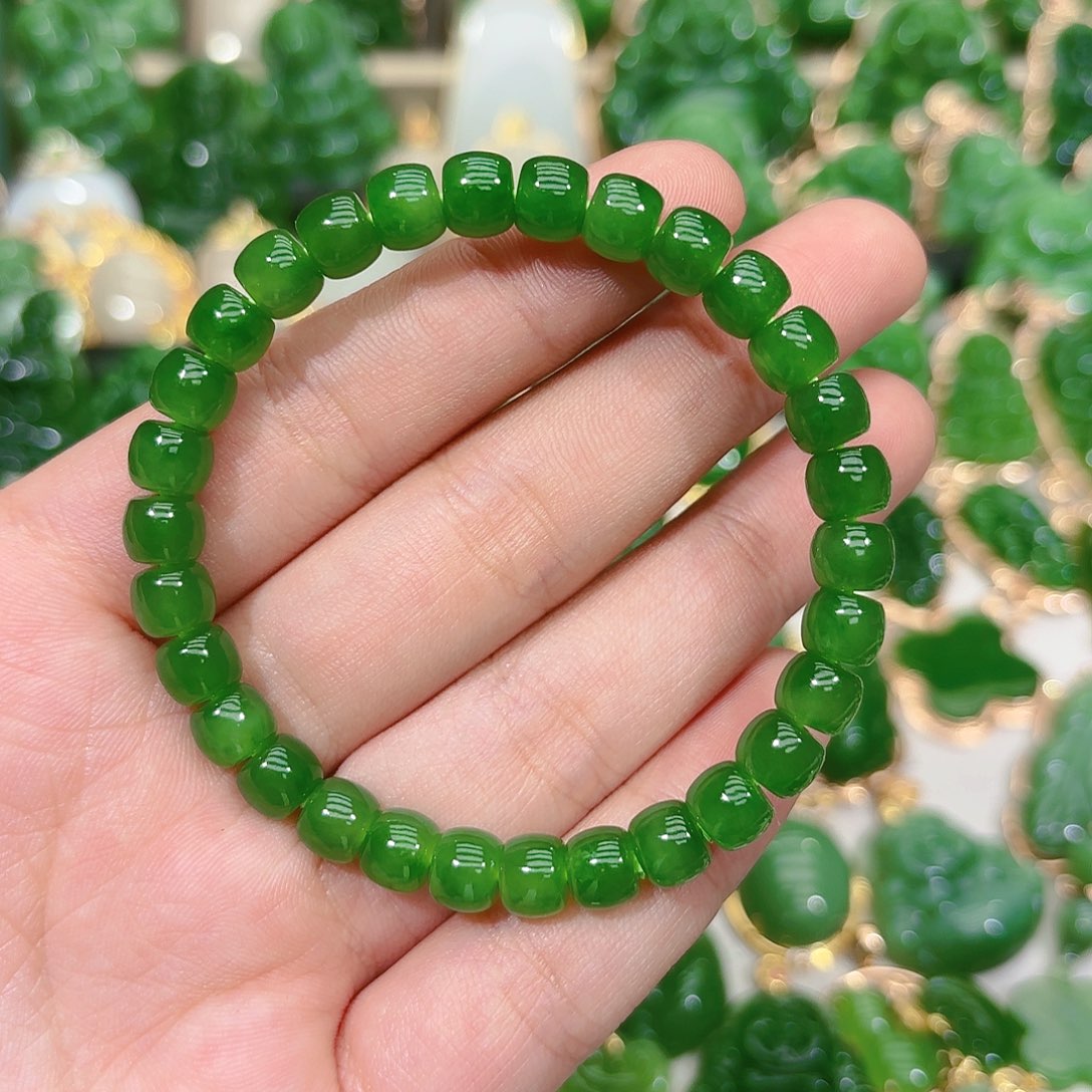 和田玉（碧玉）手串未镶嵌