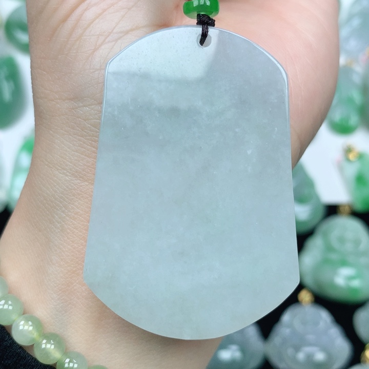 翡翠颈饰未镶嵌天然翡翠a货