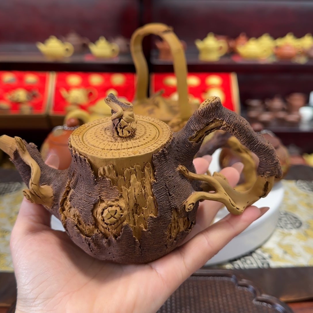 【闪购商品】紫砂茶壶枯木青蛙