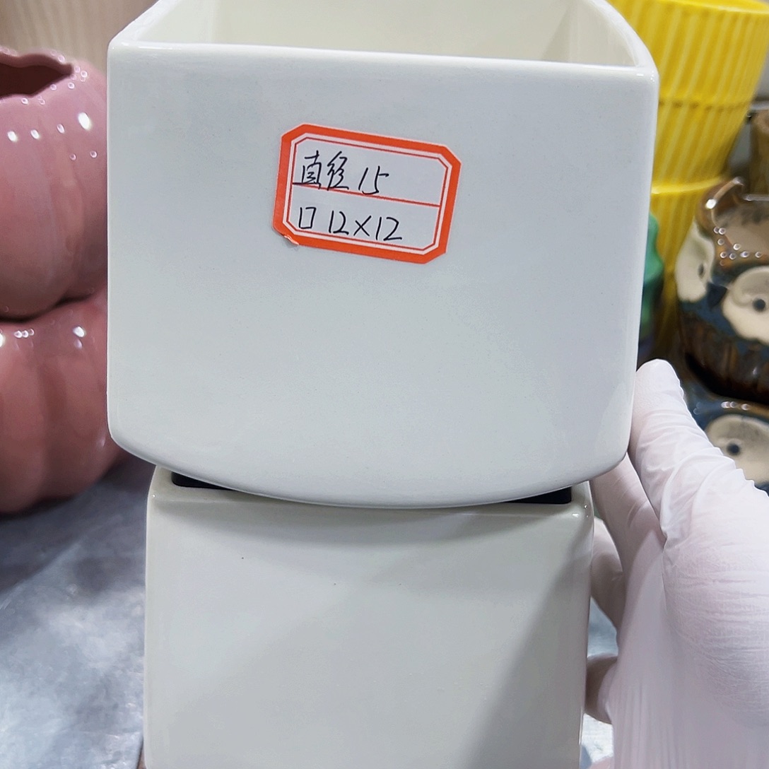 有孔，在眼尾单陶瓷花盆凑单10米包邮