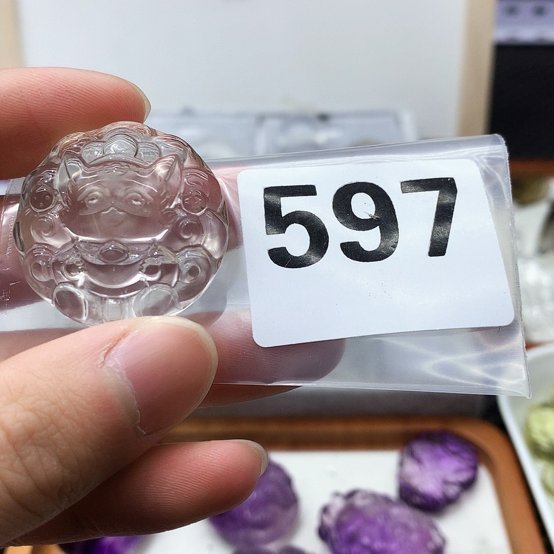 水晶颈饰未镶嵌挂件