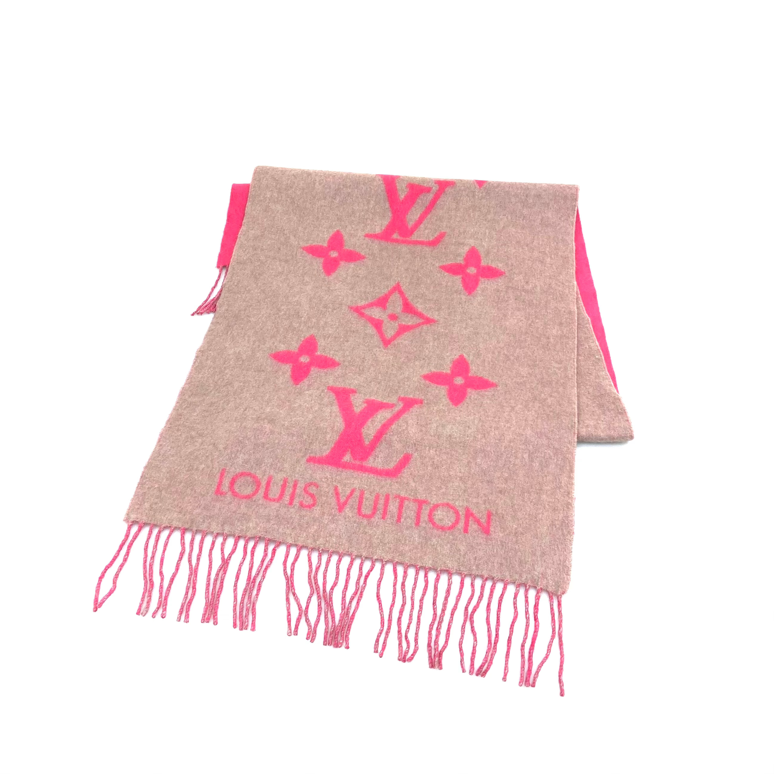 99新 LouisVuitton/路易威登 双面羊绒围巾190*45cm2777