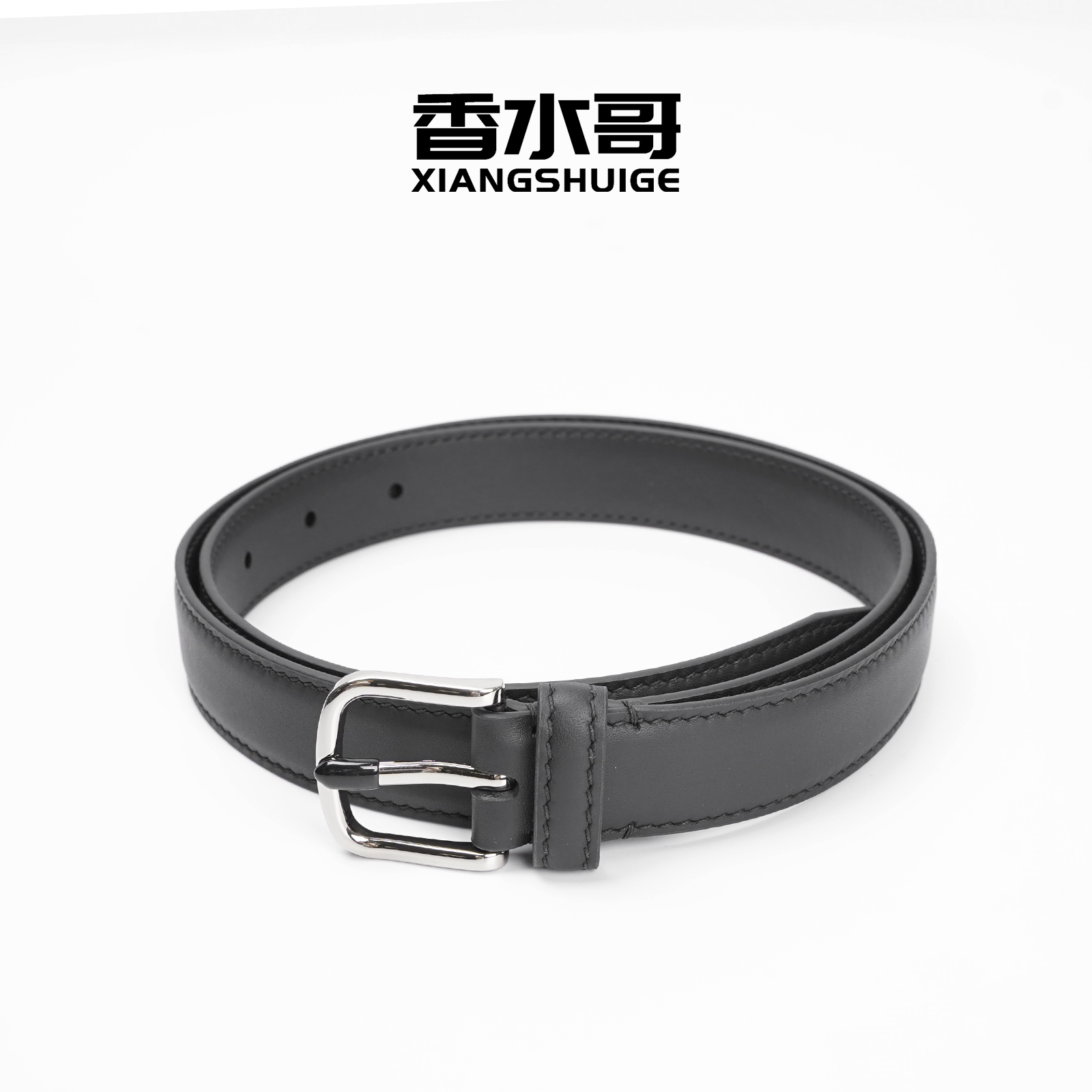 20226初冬时尚OL皮面女皮带腰带轻奢女士黑色经典腰带