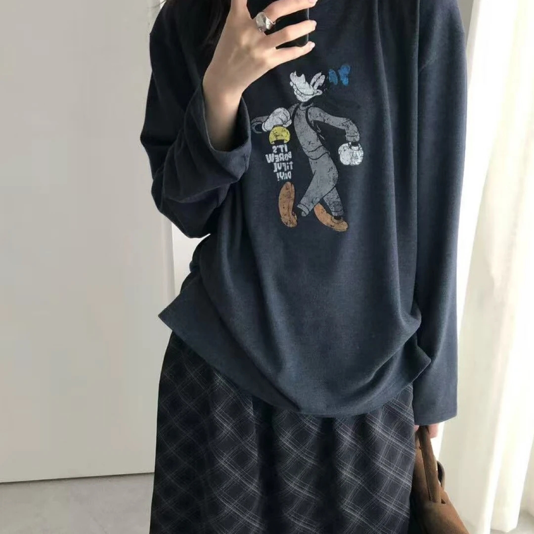 260#高飞卡通抓绒长袖