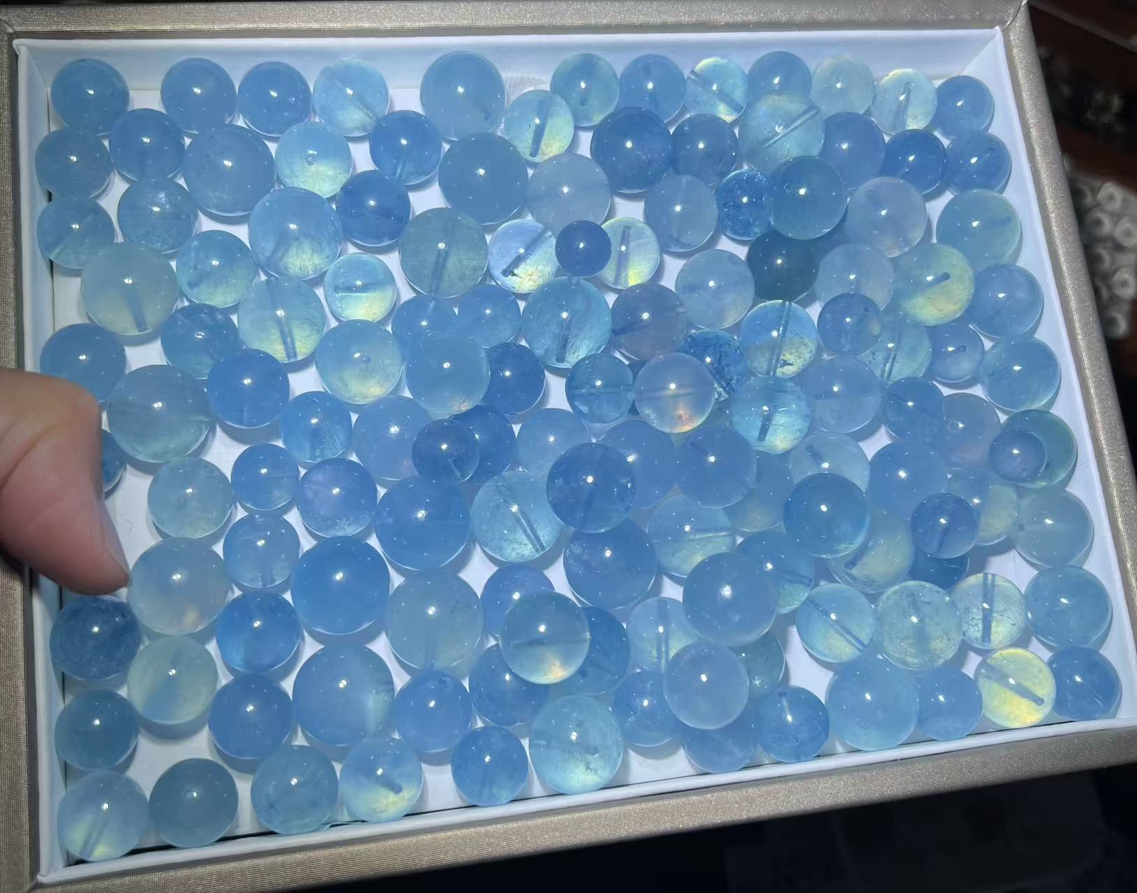 天然水晶手工DIY配饰串珠雕刻制作材料串珠散珠隔珠