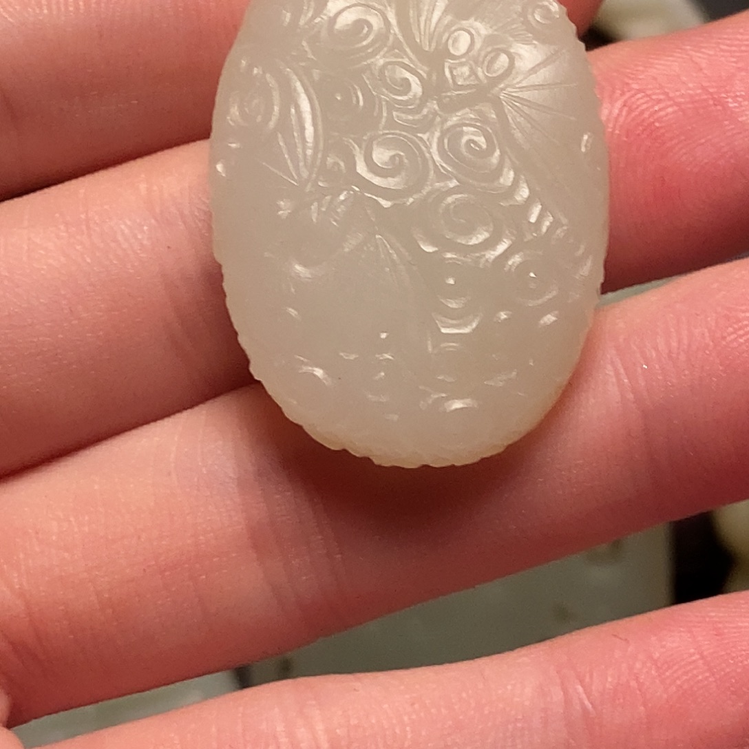 @***急和田玉未镶嵌挂件