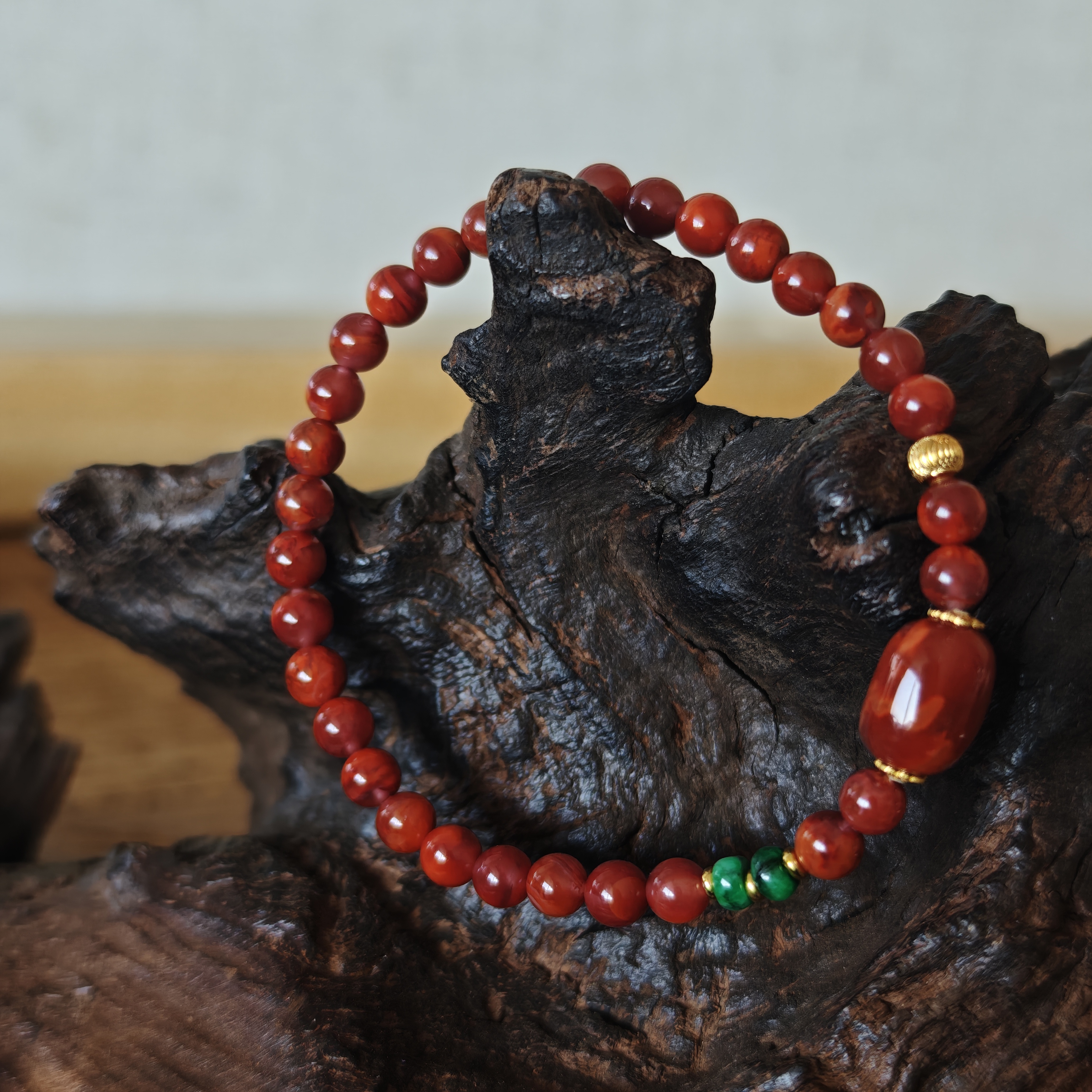 【沐姐珠宝】川料南红精致单圈5m手串—高阶显白多样性发一-99