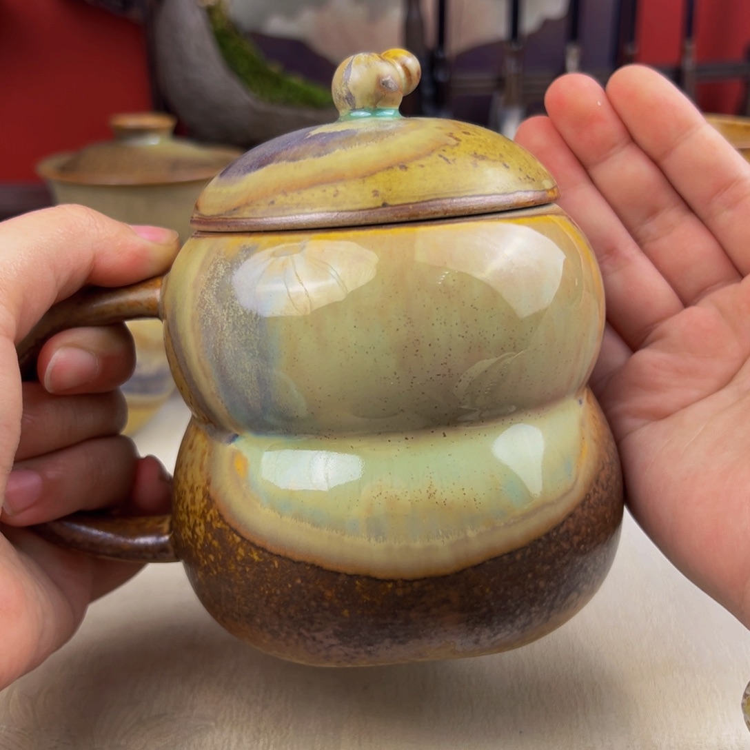 杯纯手工柴烧主人杯