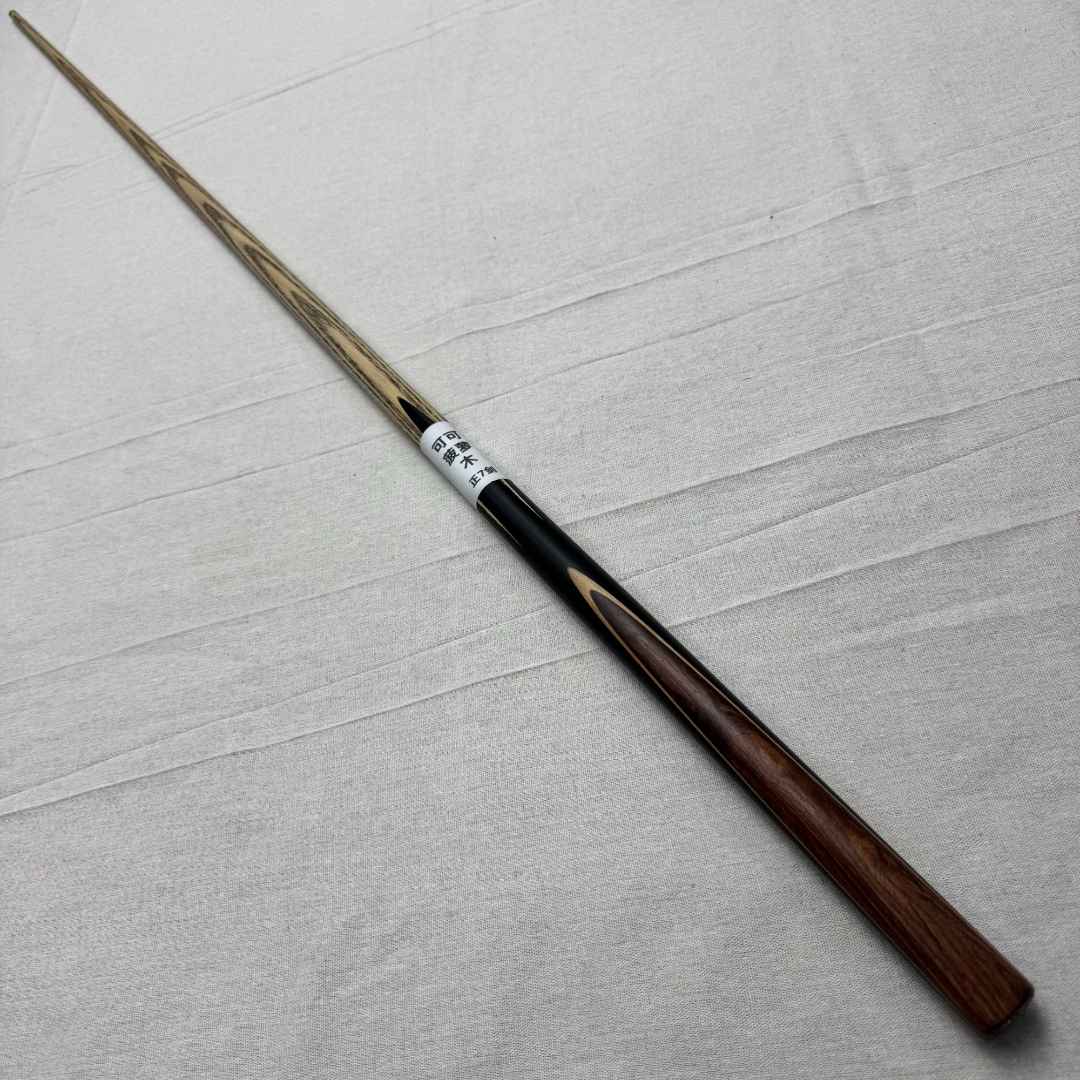 【可可菠萝木】单面插花 正7剑纹 手工台球杆