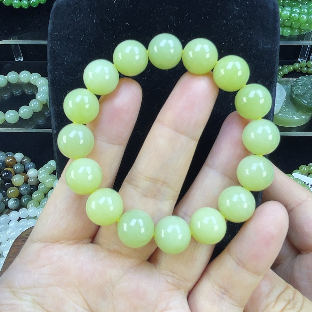 和田玉未镶嵌手链