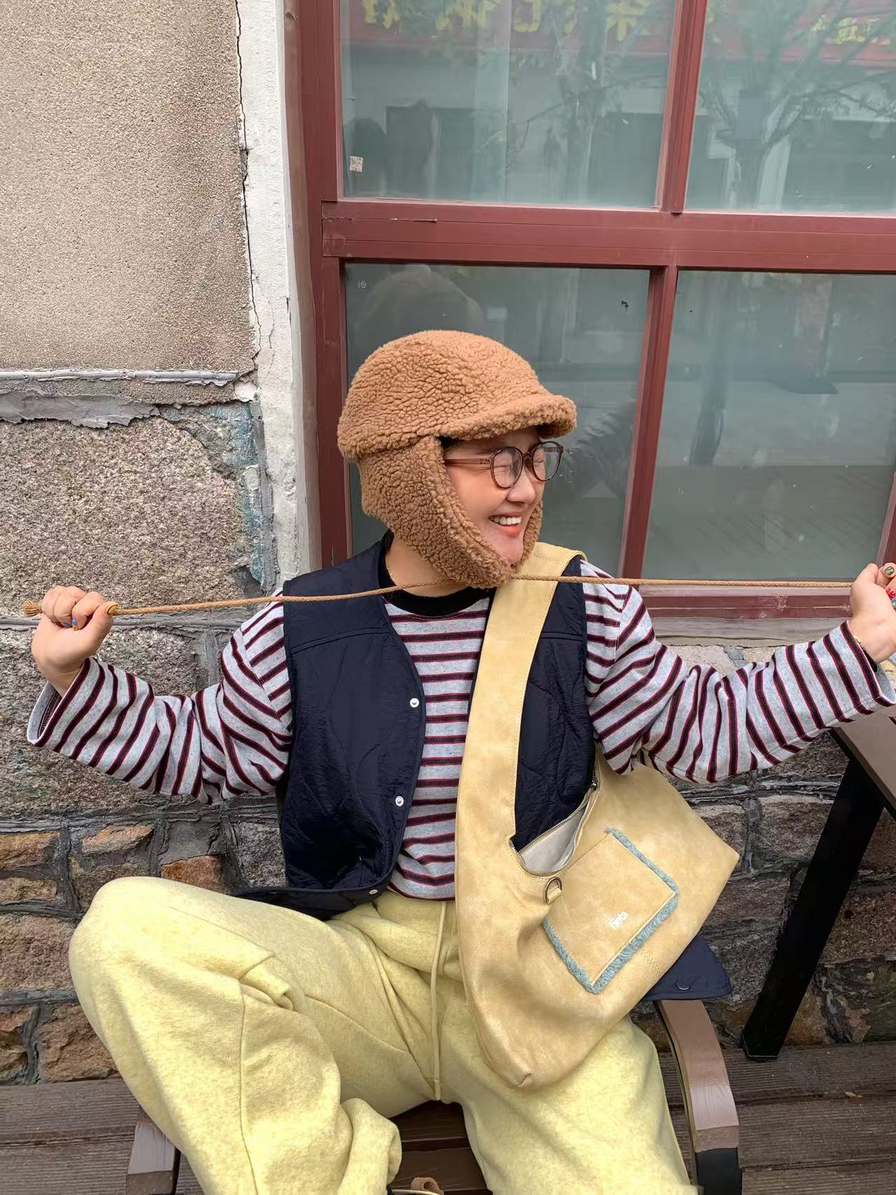 【柏林海德堡】美式男女宽松葫芦纹机能插袋百搭工装棉马甲背心棉衣