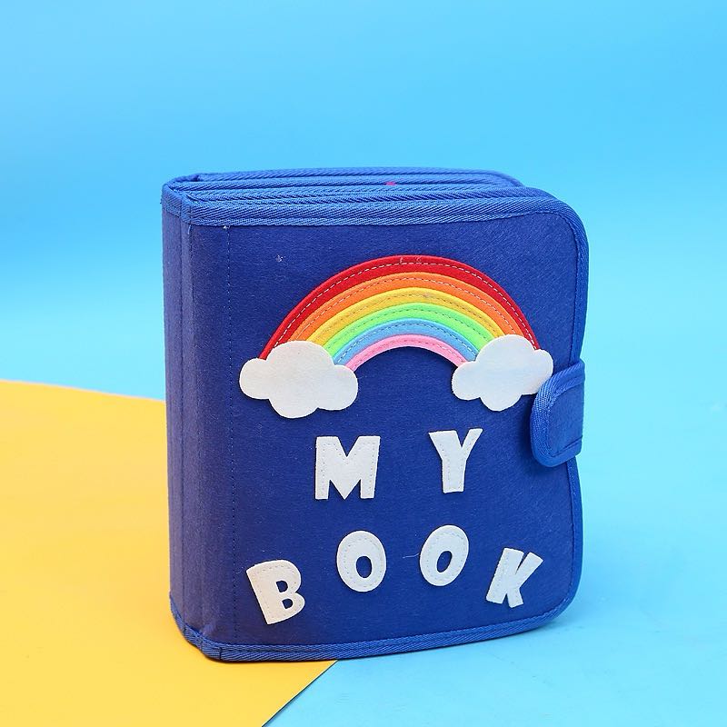 〖天天妈直播专属〗撕撕书宝宝安静布书蒙氏早教婴儿可啃咬毛毡书玩