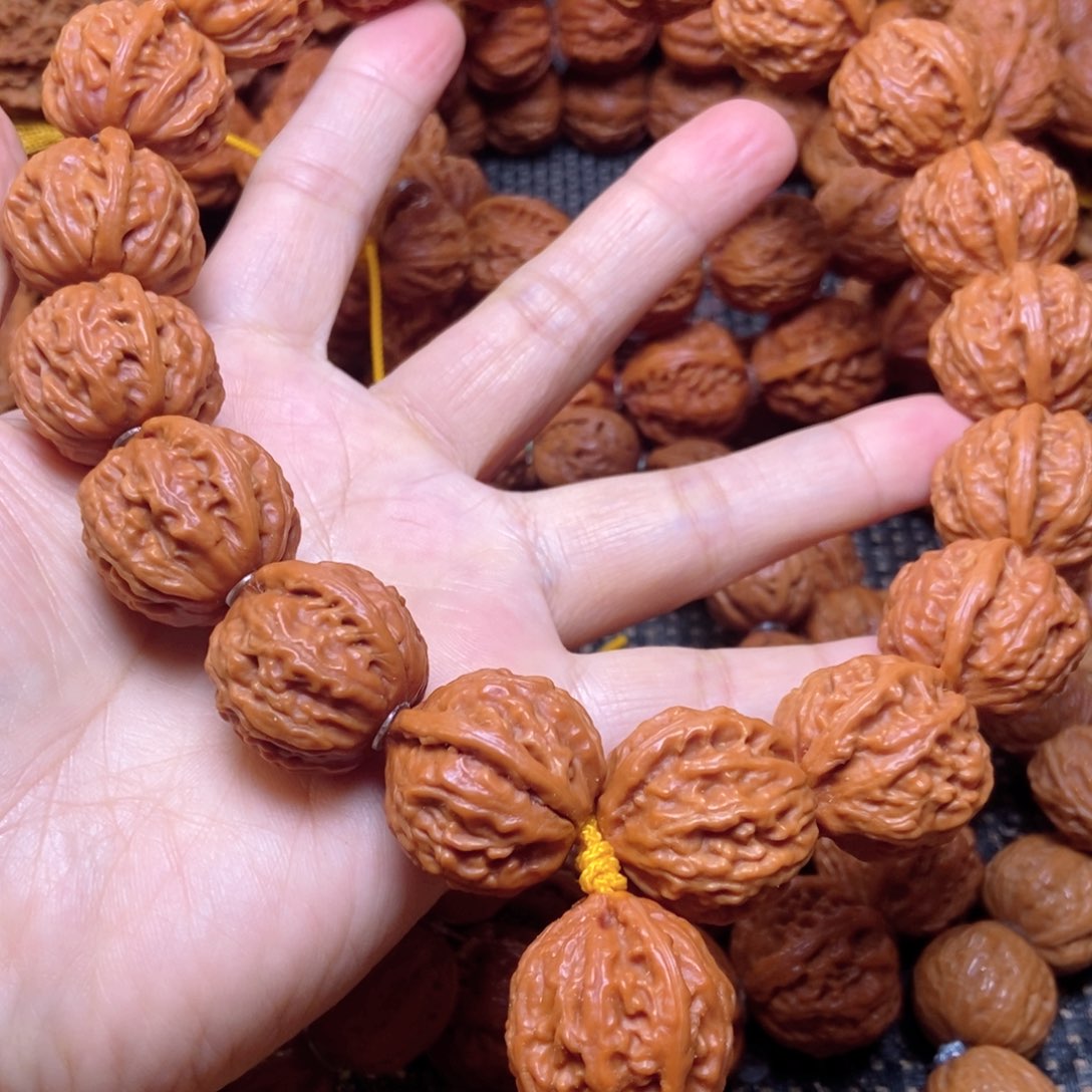 六****桃核吊坠粗筋八棱手持