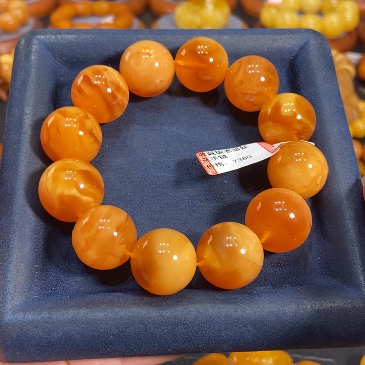 蜜蜡手链未镶嵌蜜蜡