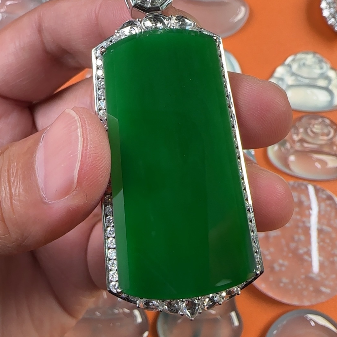 定制翡翠未镶嵌天然