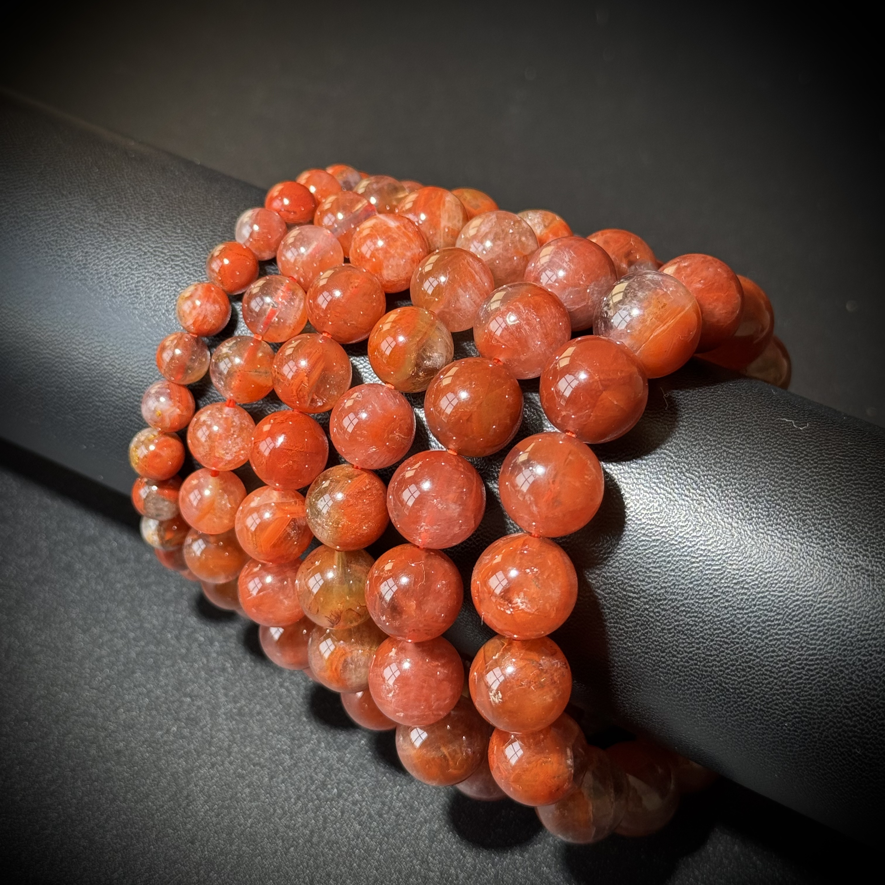 【貝勒爺】s770 ‘锦上添花’甄选红极光二三手链 （多样性发其一）