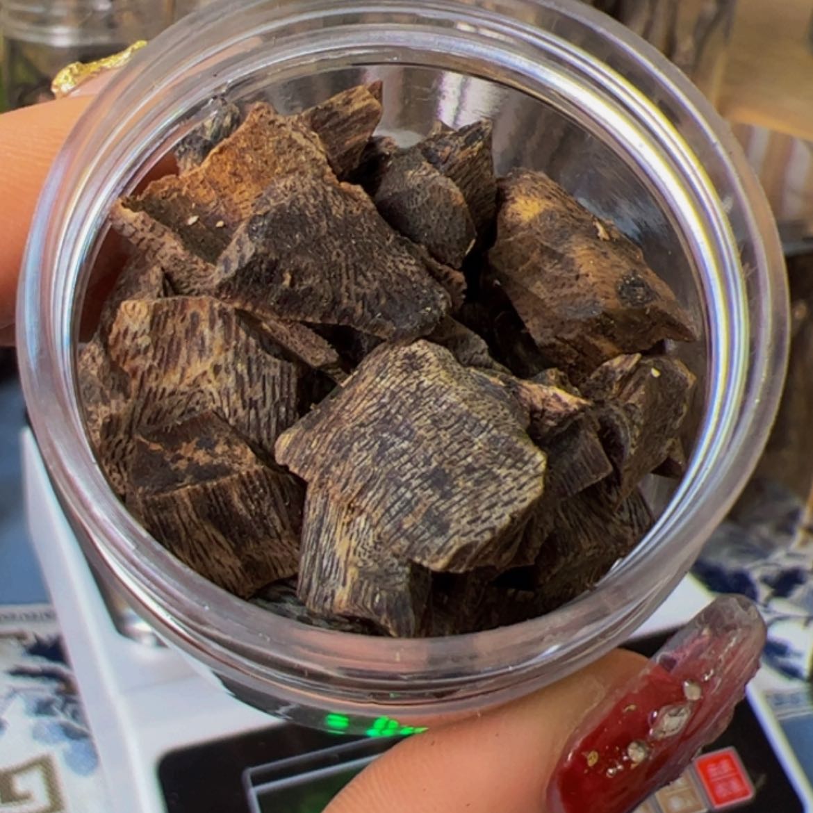 【闪购商品】沉香手把件奇楠张勺子老块料20克