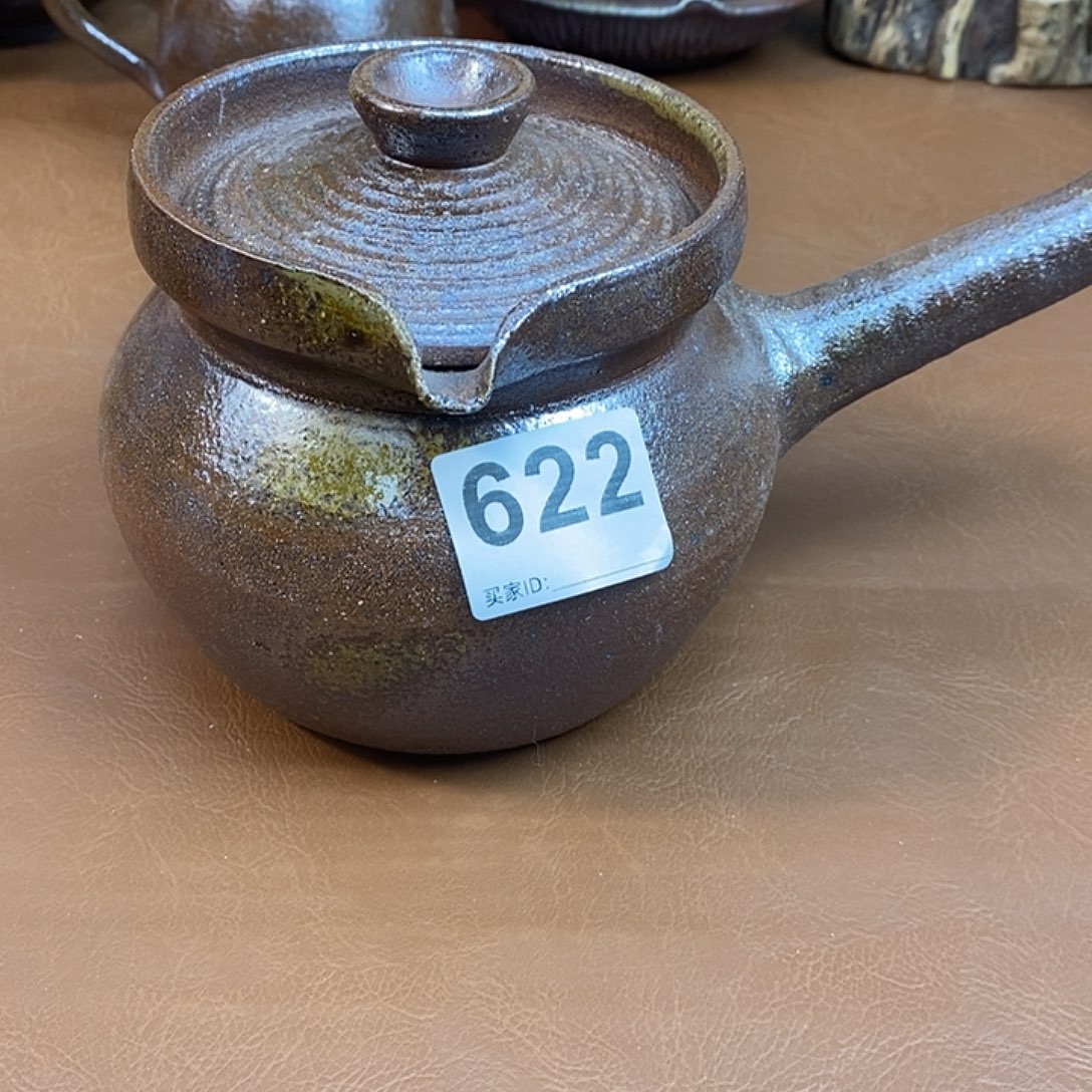 壶柴烧粗陶烤茶罐一物一拍