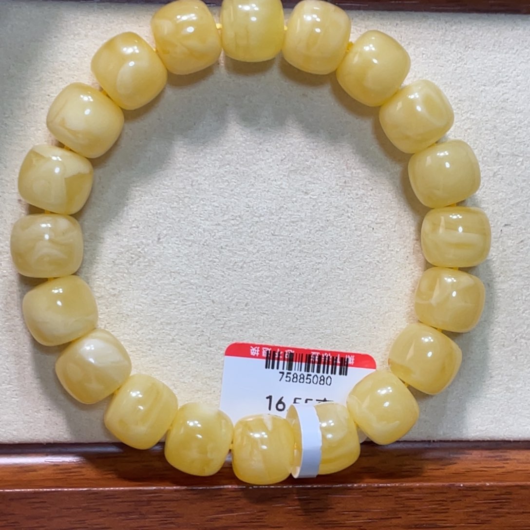 琥珀手链未镶嵌蜜蜡