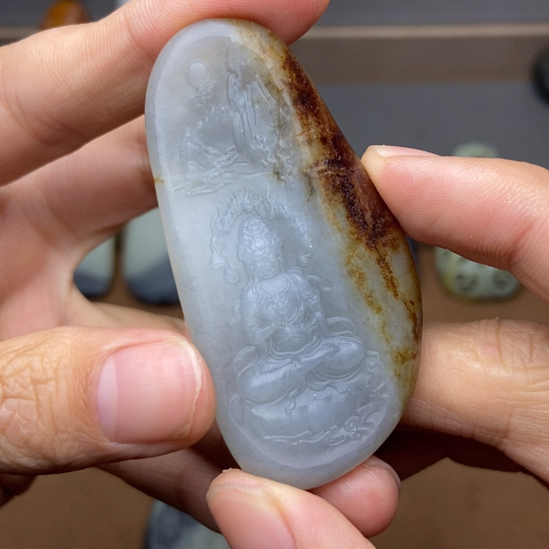 和田玉颈饰未镶嵌