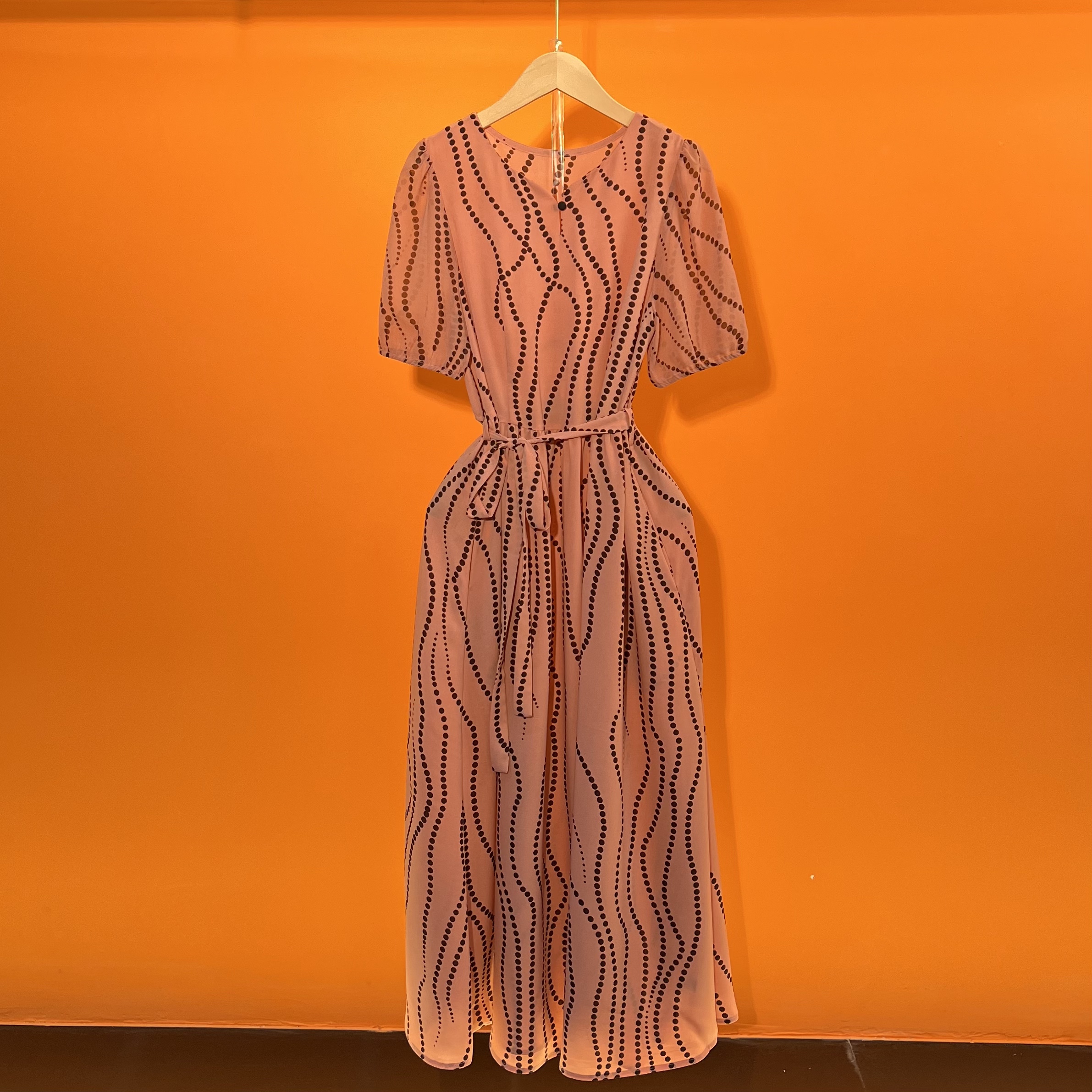 【富贵专属】2025夏季新款法式优雅设计师款收腰显瘦连衣裙-5502-14