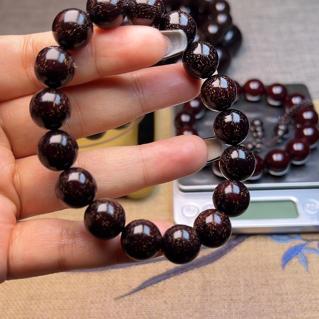 檀香紫檀（小叶紫檀）1.2 17颗满星