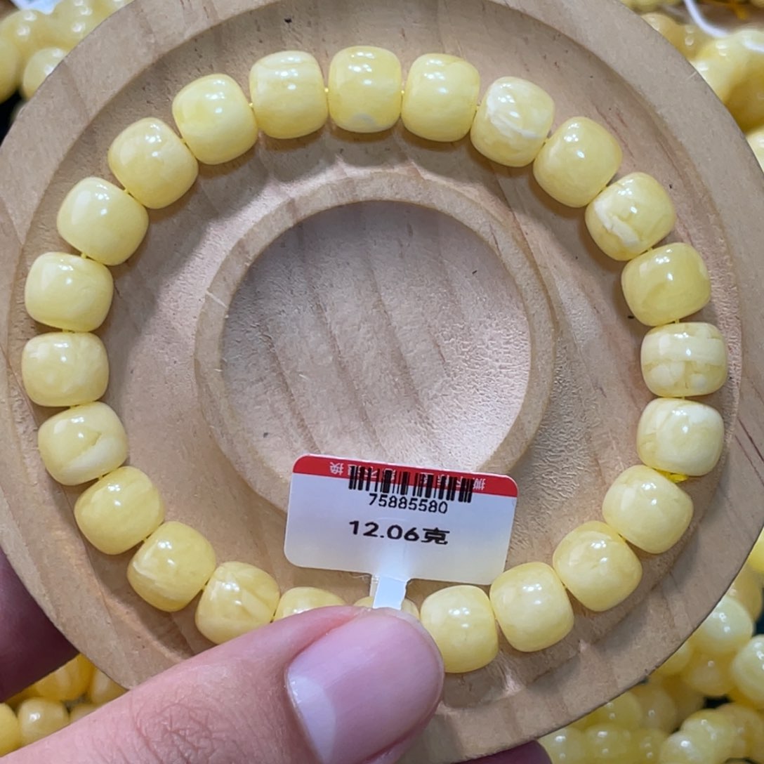 蜜蜡手链未镶嵌蜜蜡