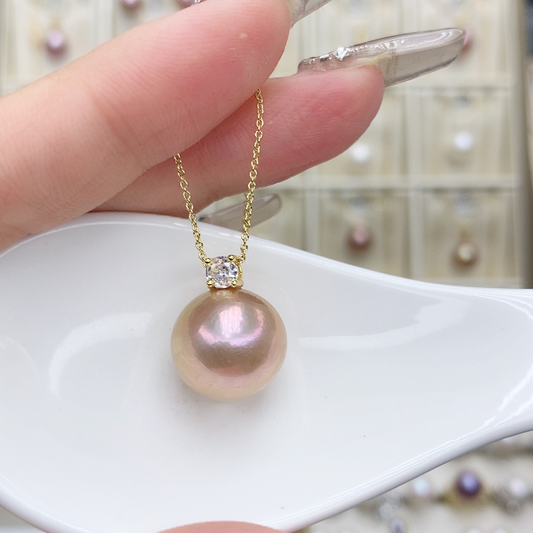 淡水珍珠合金颈饰