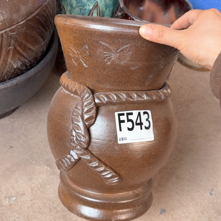 紫砂花盆口径18/28有孔