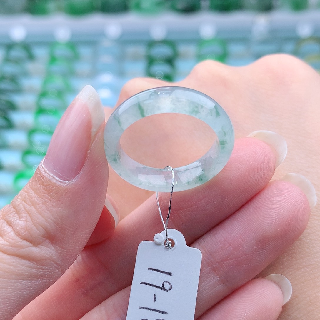 翡翠戒指未镶嵌缅甸翡翠A货