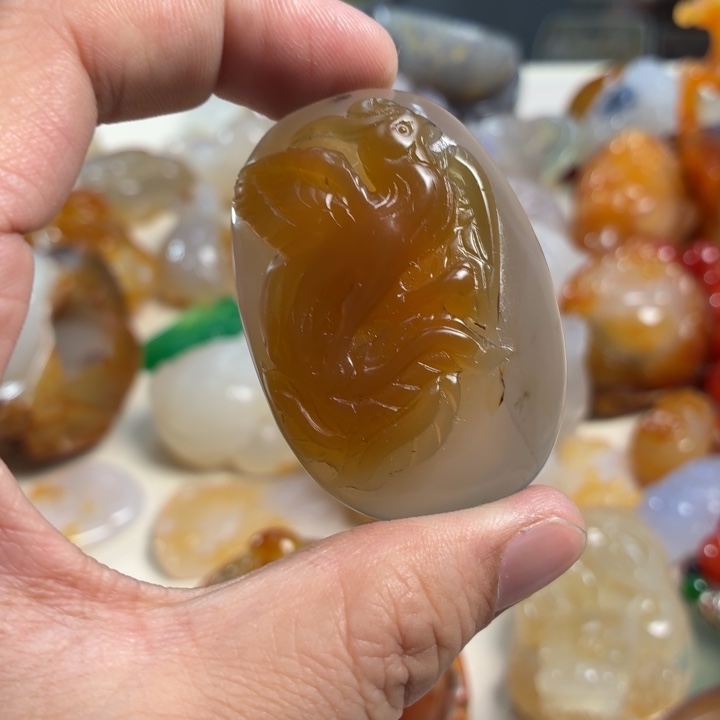 玛瑙/玉髓未镶嵌吊坠(不含链)