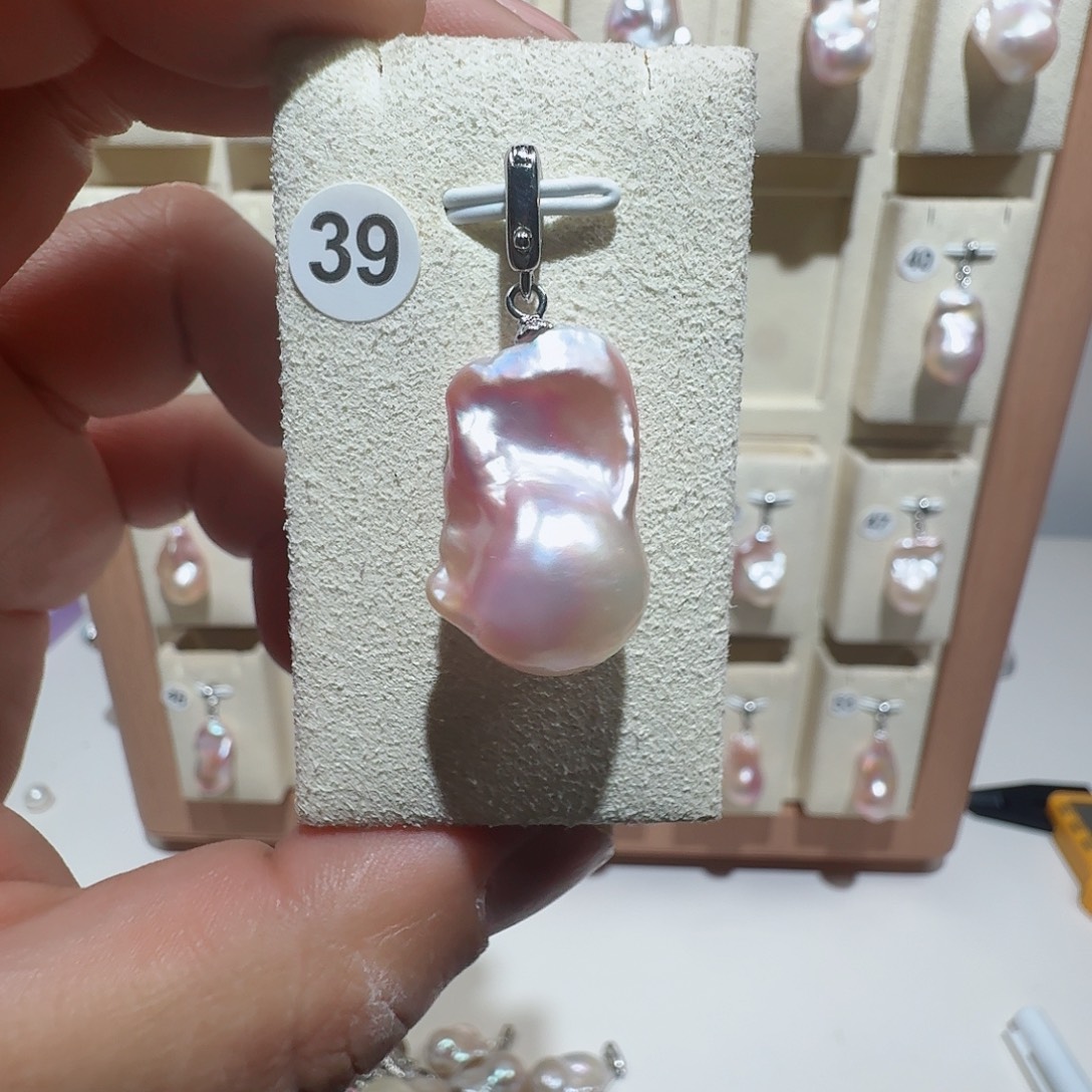 汐****颈饰淡水珍珠合金