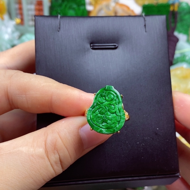 翡翠未镶嵌吊坠(不含链)大**涵