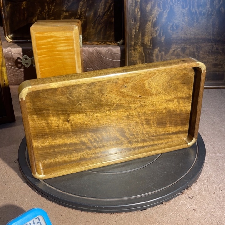 金丝楠༺****༻金丝楠木文盘