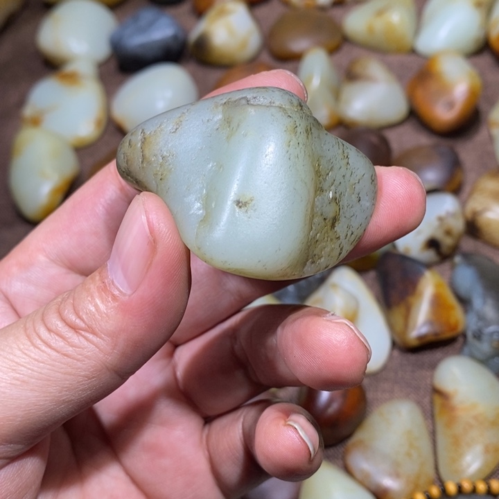 老***部和田玉未镶嵌挂件