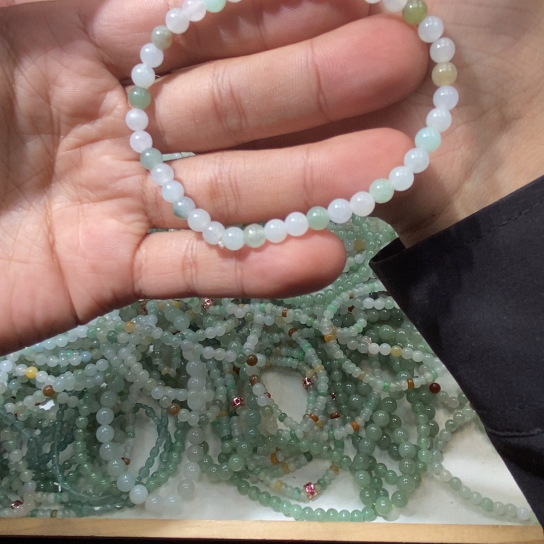 翡翠未镶嵌手链天然a货翡翠48