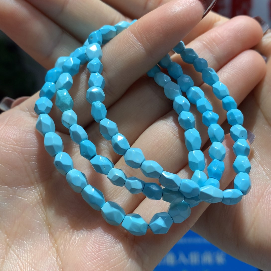 未镶嵌绿松石多圈手串