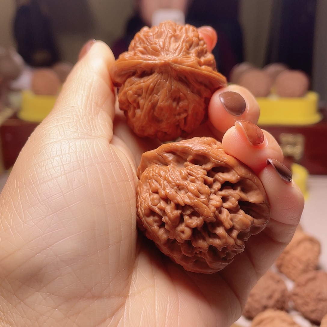 铁***铁文玩核桃吊坠凤凰台