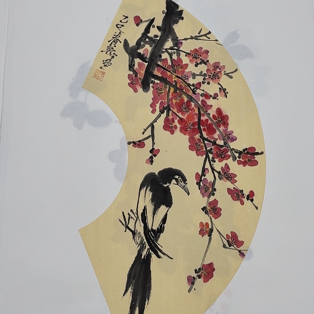 国画写意花鸟一张