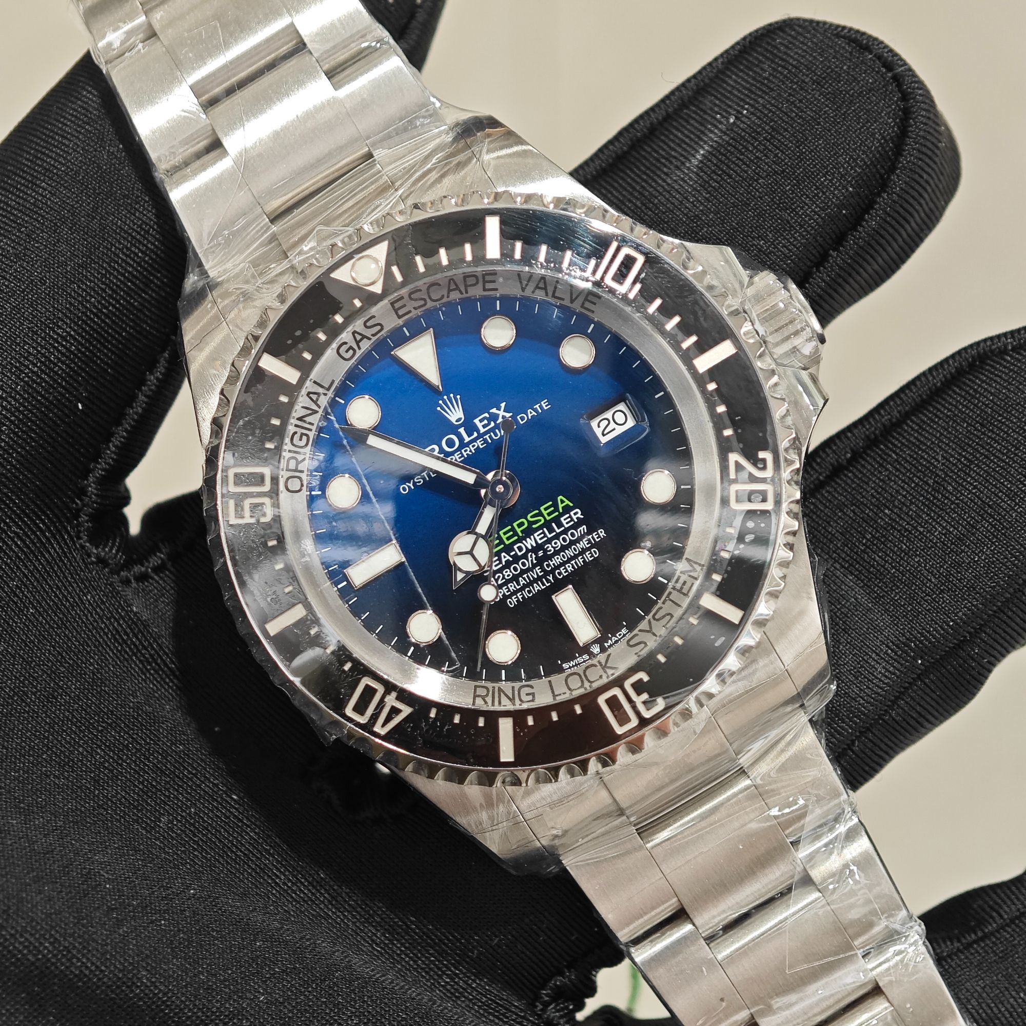 95新 Rolex/劳力士 17年深潜型126660渐变鬼王男士经典防水机械表