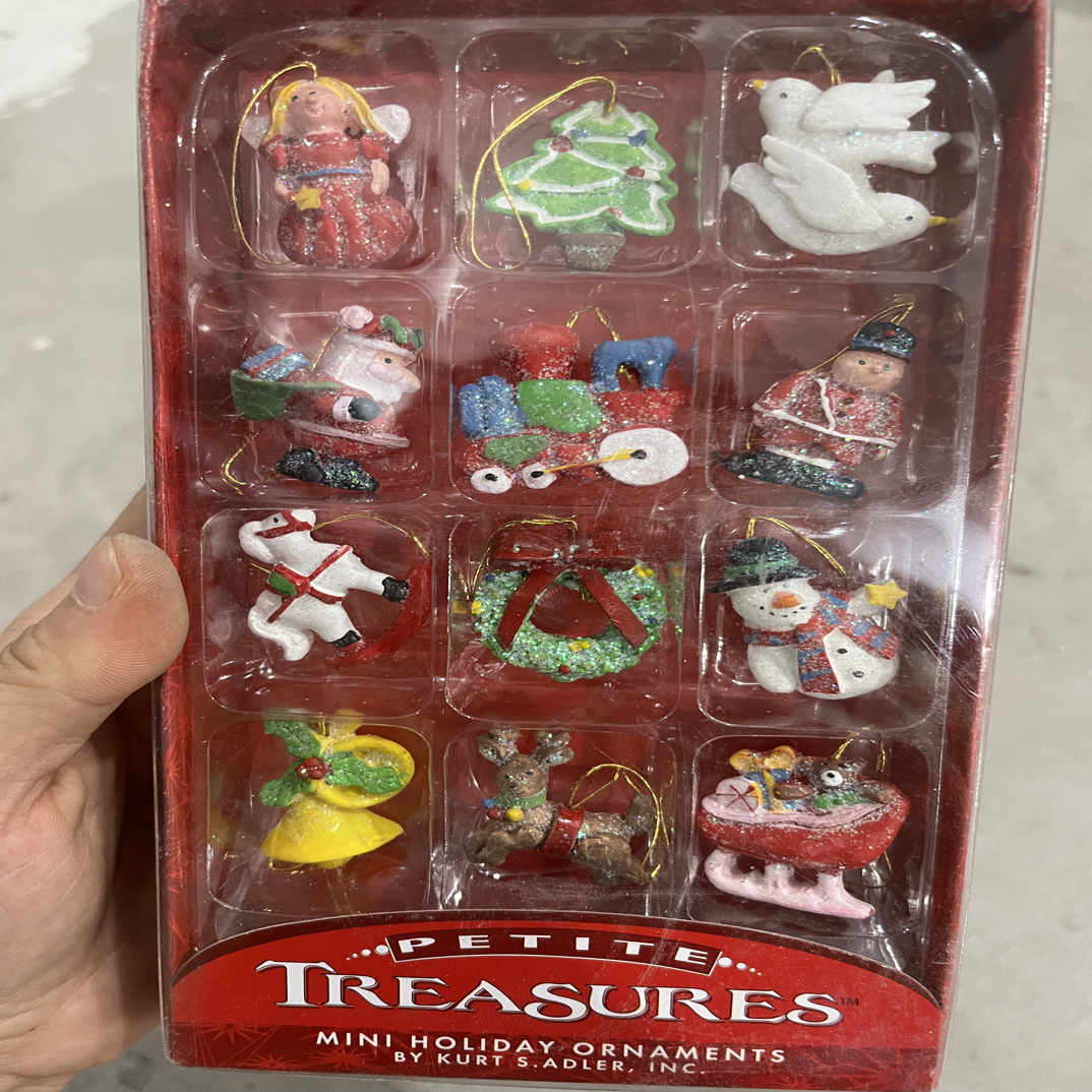 树脂圣诞树装饰小挂件可diy冰箱贴